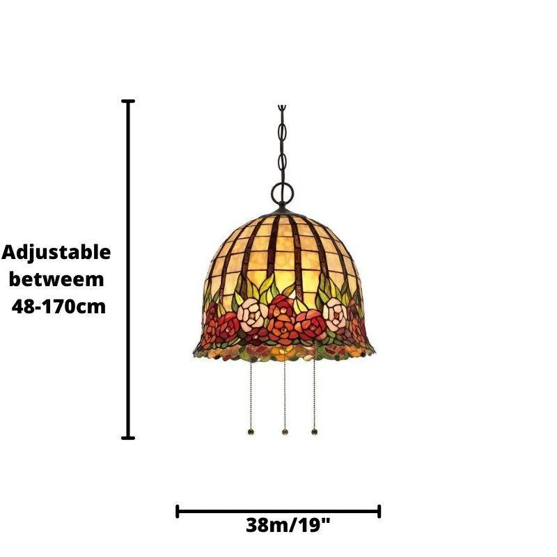 Quoizel Rosecliffe Tiffany Ceiling Pendant Light