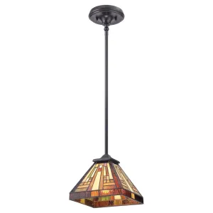 Quoizel Stephen Mini Tiffany Ceiling Pendant Light