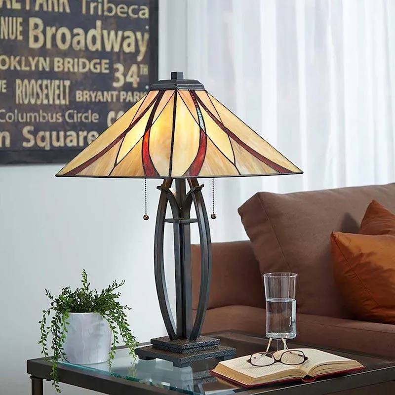 Quoizel Tiffany Asheville Table Lamp