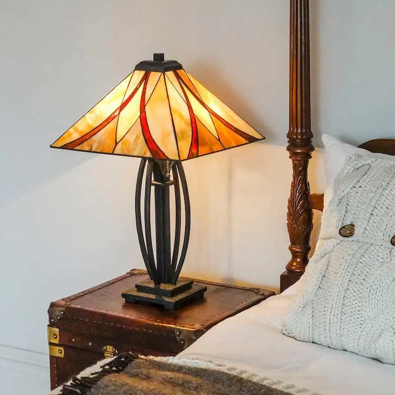 Quoizel Tiffany Asheville Table Lamp