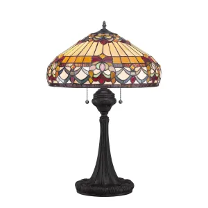 Quoizel Tiffany Belle Fleur Table Lamp