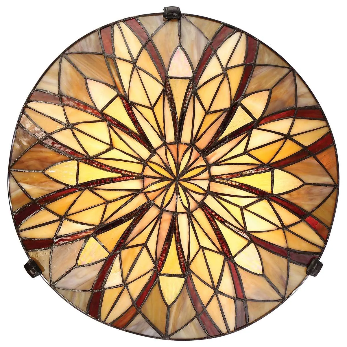Quoizel Victory Tiffany Semi-Flush Ceiling Light