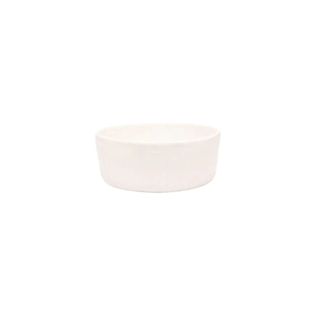 Recycled Stoneware Bowl | White | 10x5cm Zoco Home