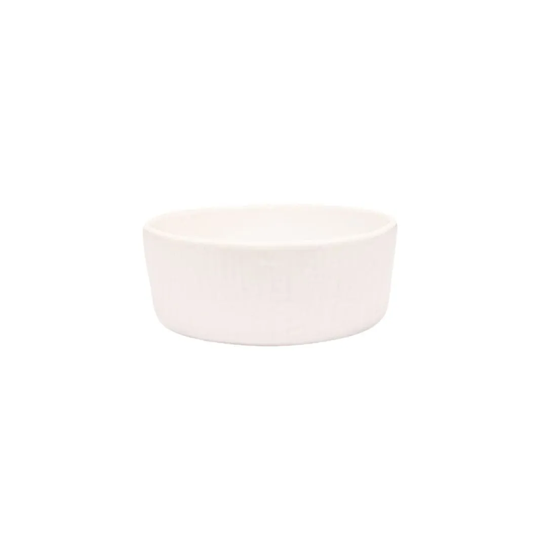Recycled Stoneware Bowl | White | 15x6cm Zoco Home