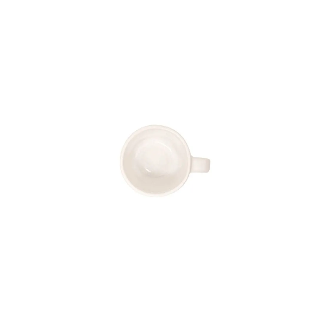 Recycled Stoneware Coffee Cup | White  | 7x6cm Zoco Home