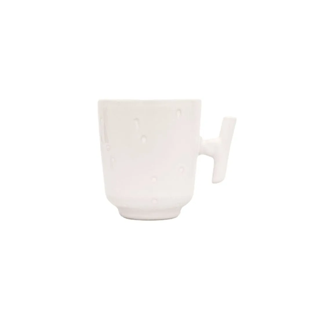 Recycled Stoneware Mug  | White | 17.5x15cm Zoco Home