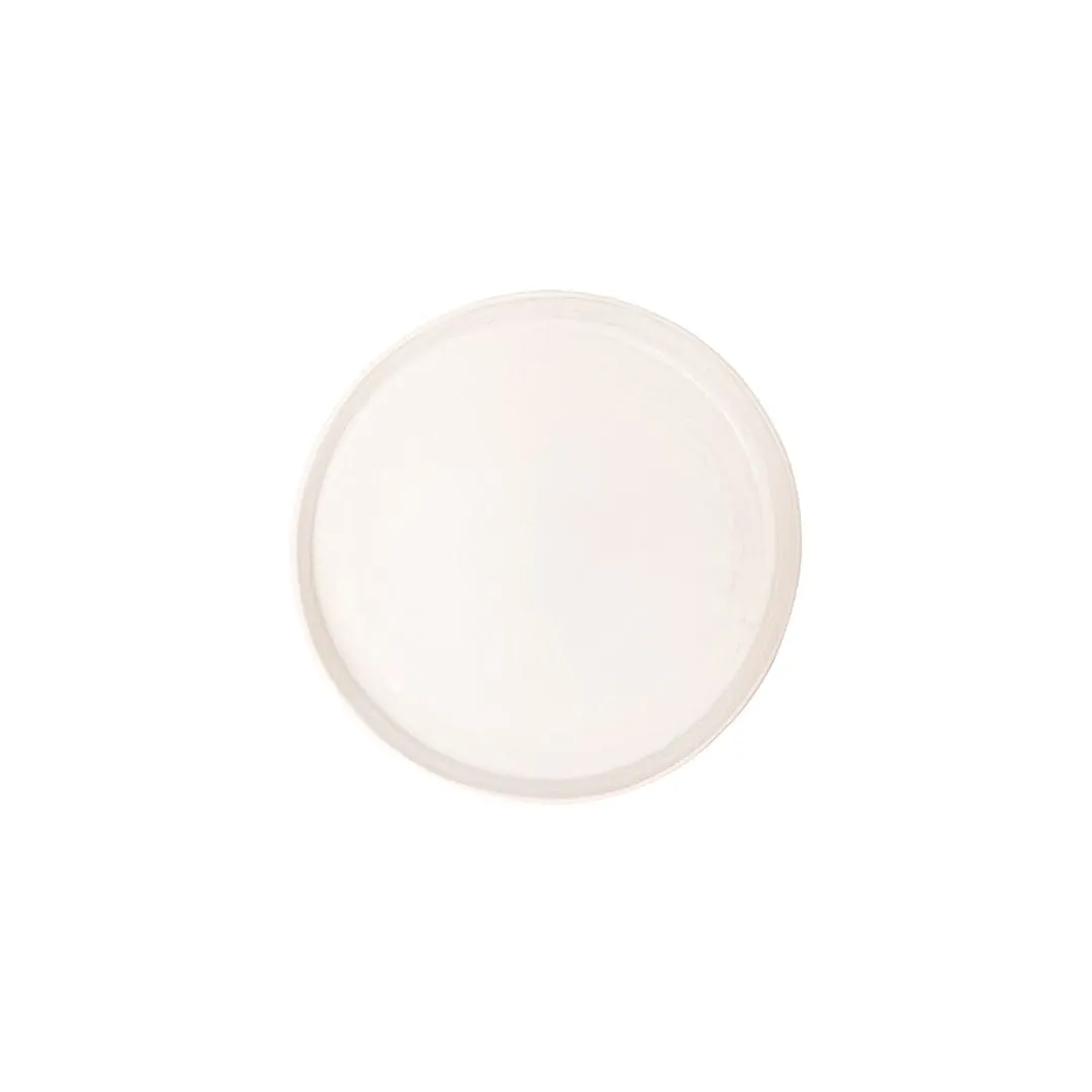 Recycled Stoneware Plate | White | 23x3cm Zoco Home