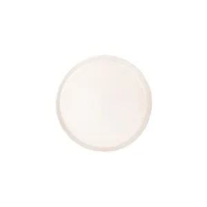Recycled Stoneware Plate | White | 23x3cm Zoco Home