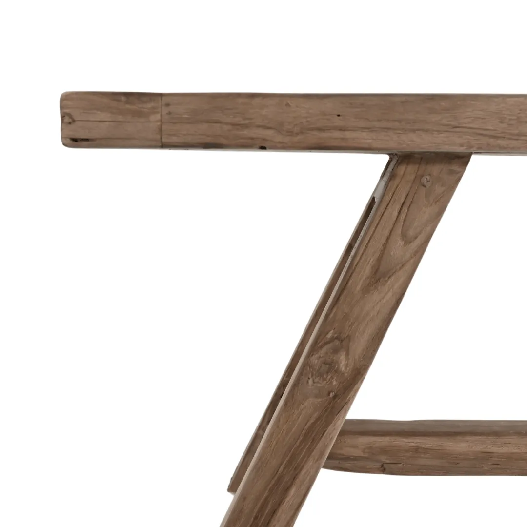 Recycled Teak Bench | Natural 150x30x45cm Zoco Home