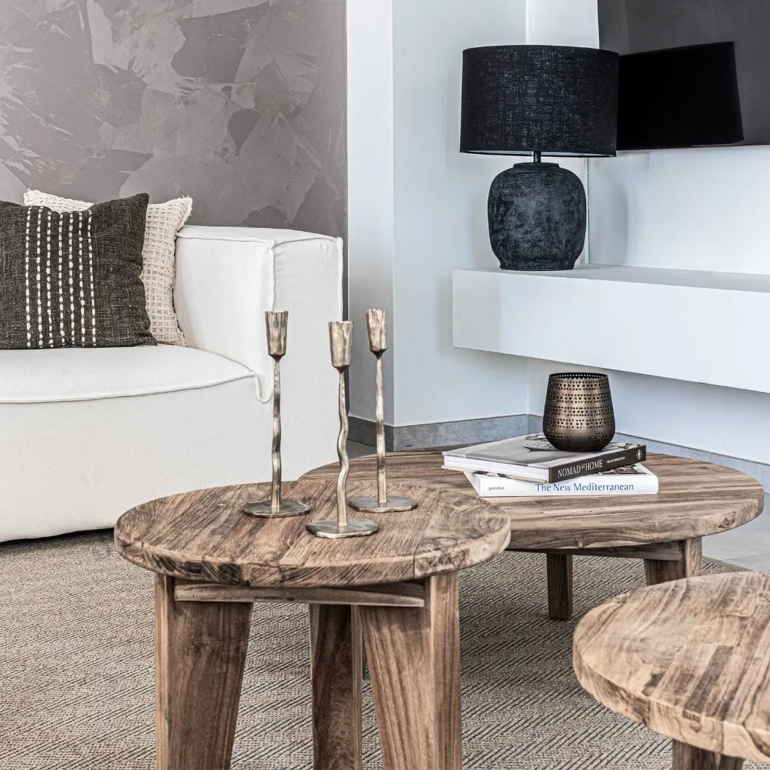 Recycled Teak Coffee Table | 50x41cm Zoco Home