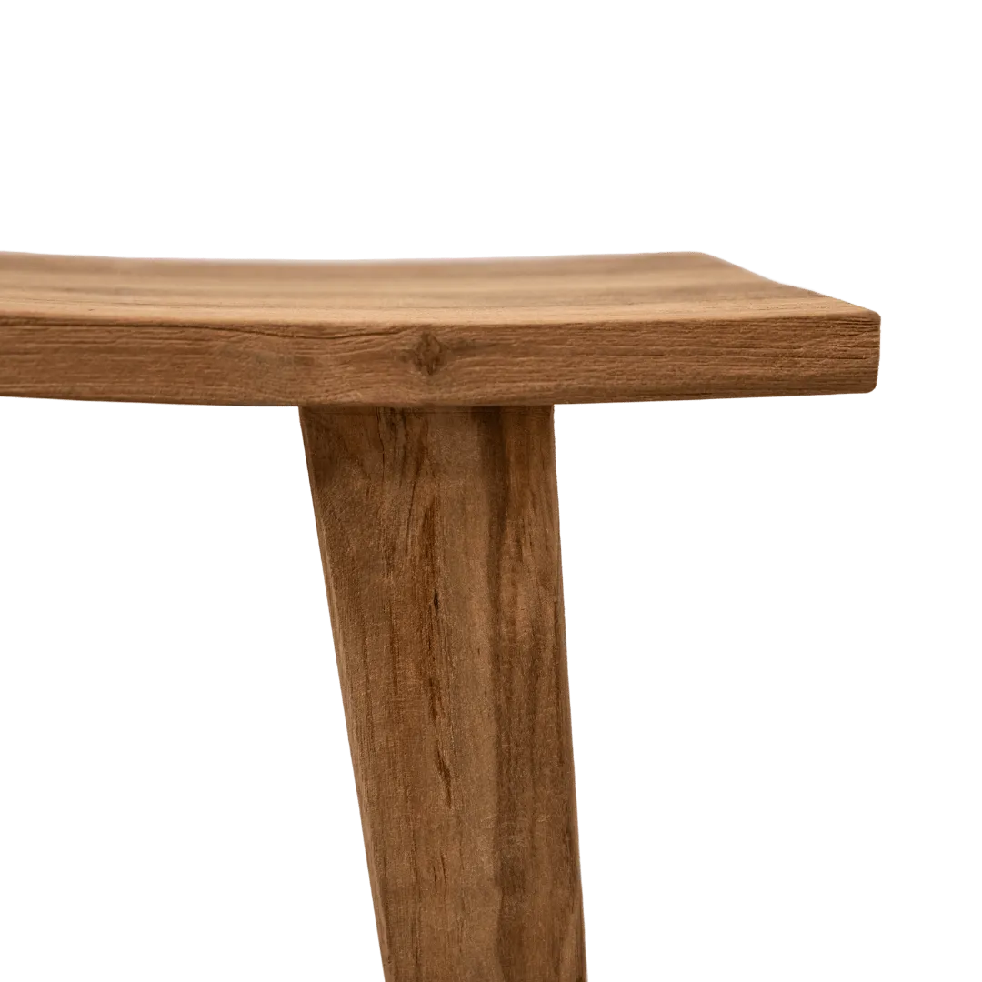 Recycled Teak Stool | Natural 48x28x50cm Zoco Home
