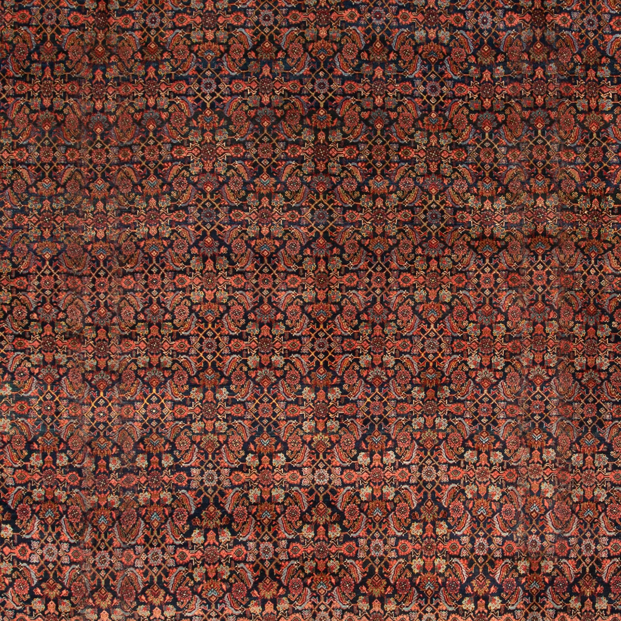 Red Traditional Wool Rug - 13'8" x 22'9"