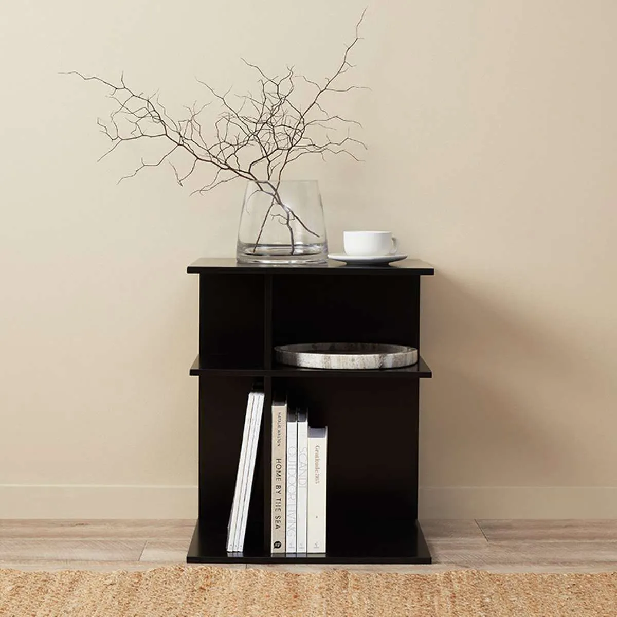 Ren Side Table - Black Mocka