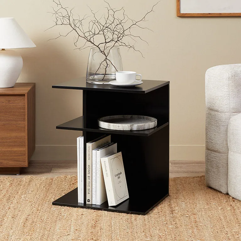 Ren Side Table - Black Mocka