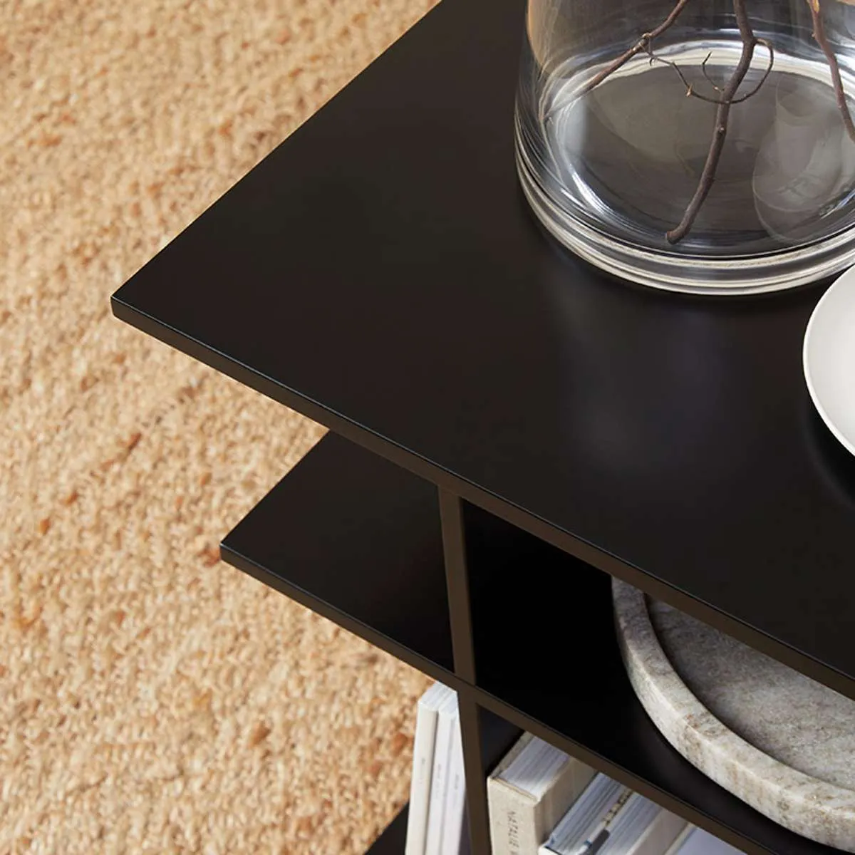 Ren Side Table - Black Mocka
