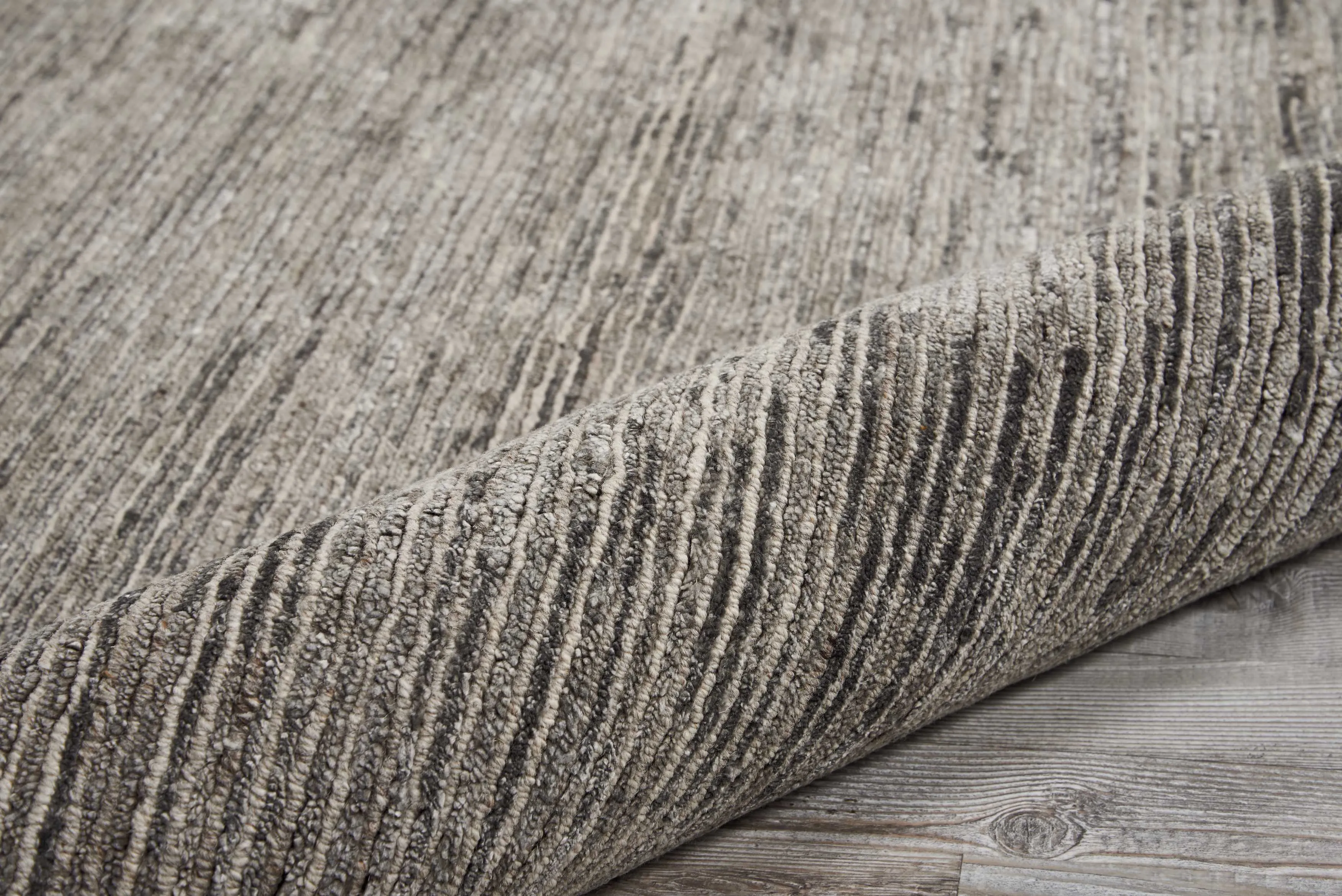 Ribbed Essentials Rug - Grey