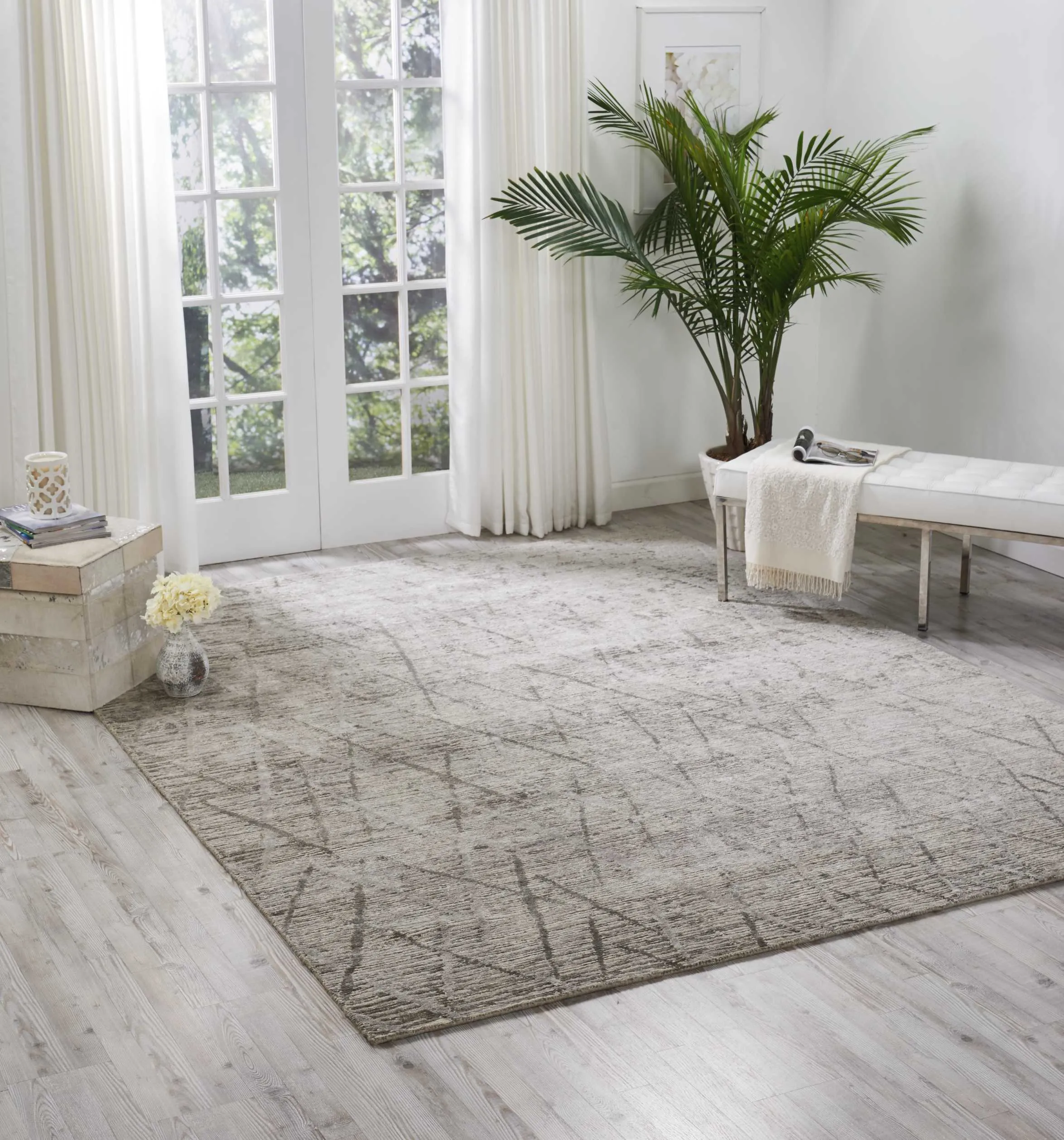 Ribbed Essentials Rug - Stone Grey