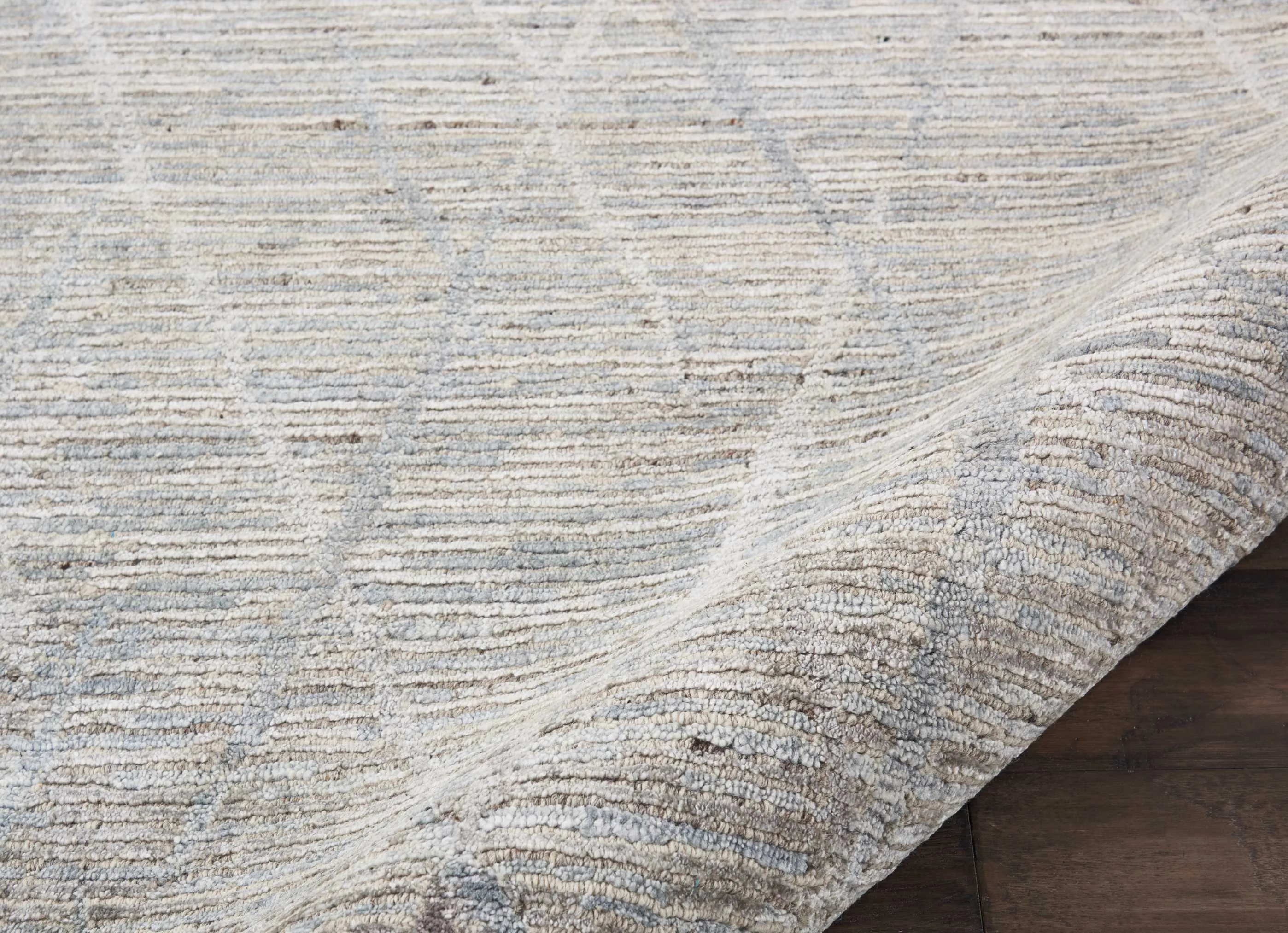 Ribbed Essentials Rug - Stone Grey
