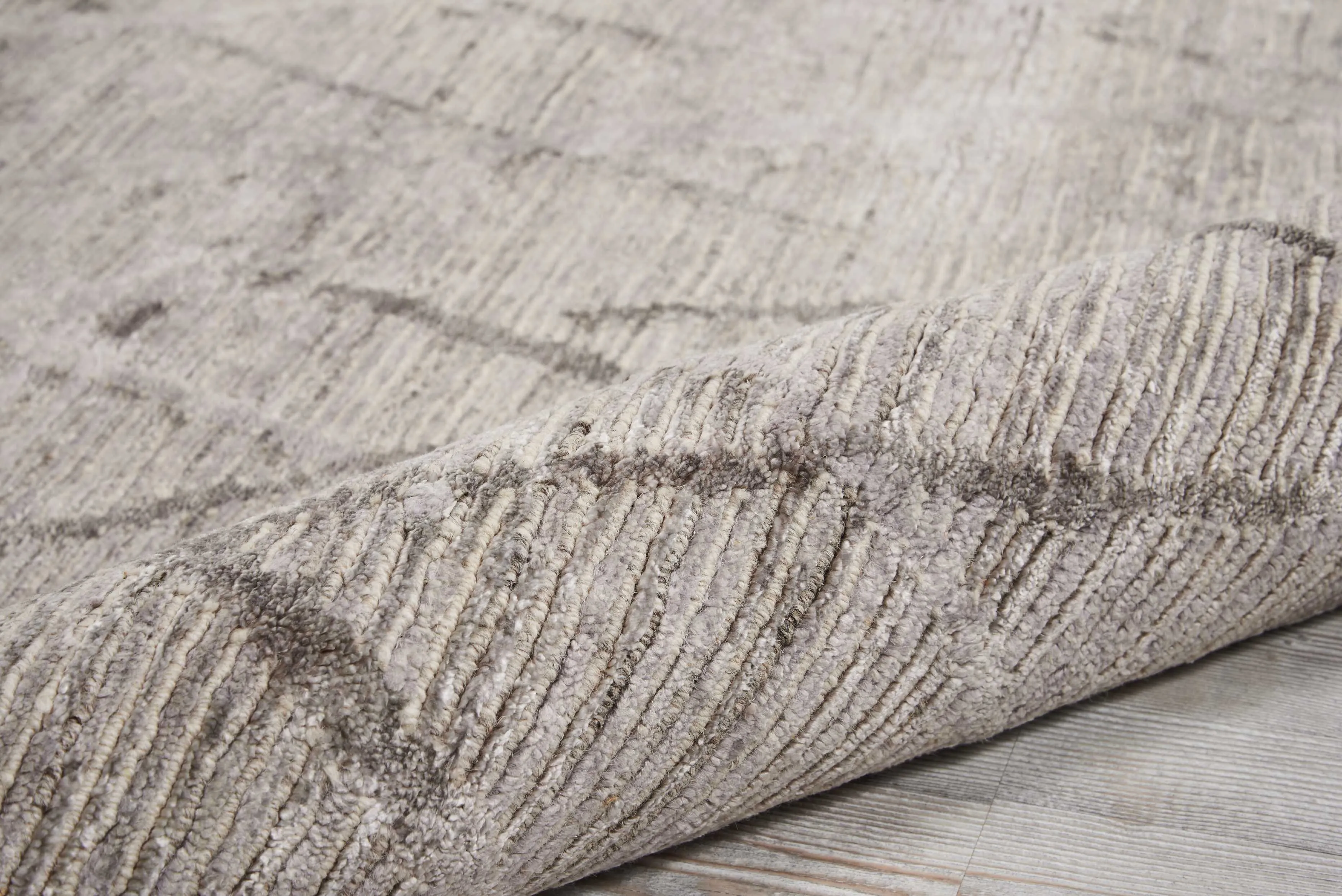 Ribbed Essentials Rug - Stone Grey