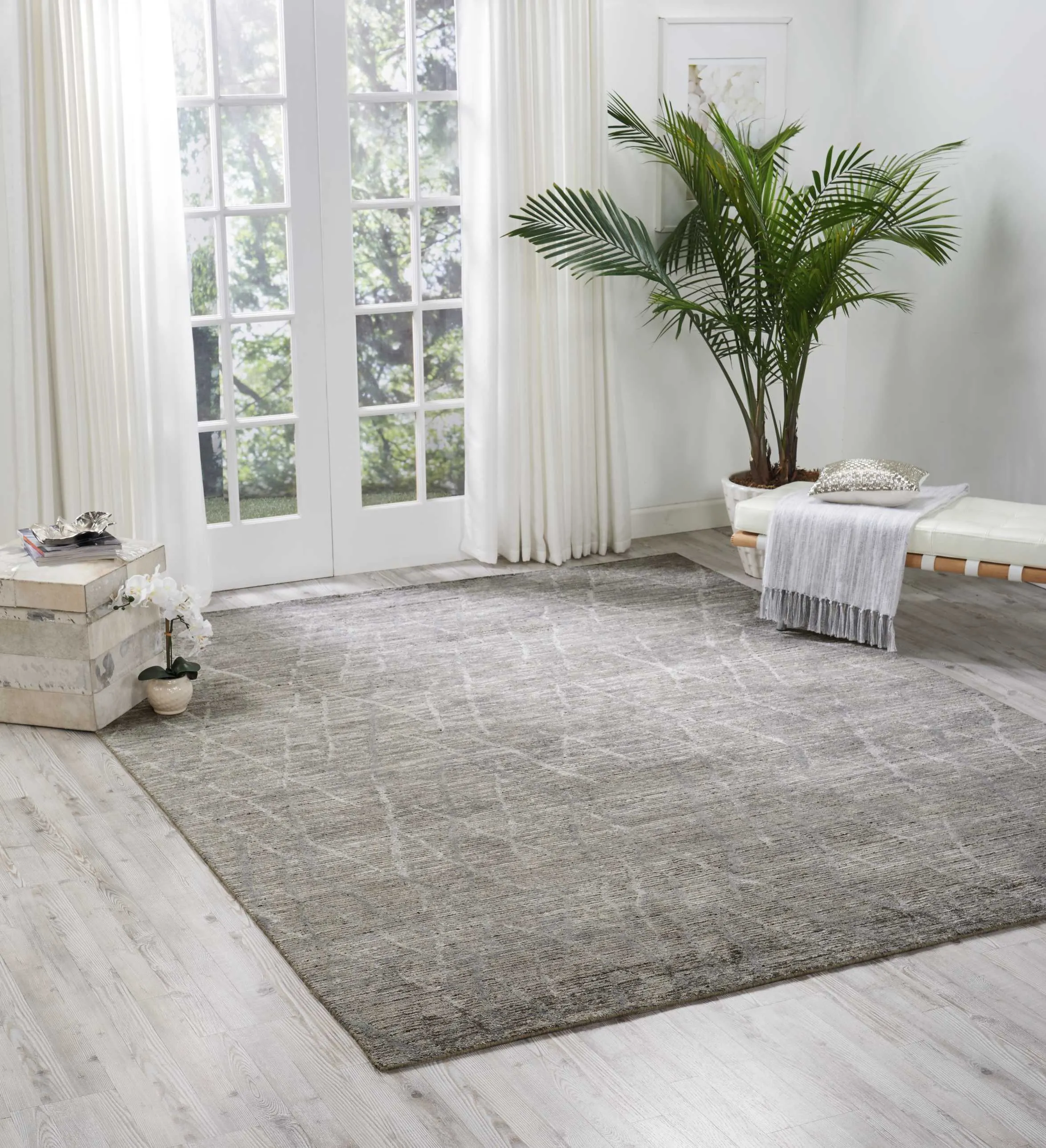 Ribbed Essentials Rug - Stone Grey