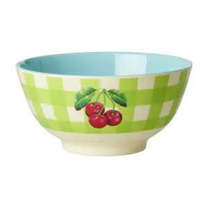 Rice DK Melamine Bowl with Cherry Love Print - Medium - 700 ml
