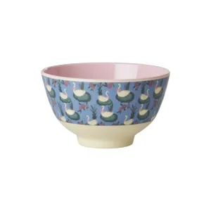 Rice DK Melamine Bowl with Swan Lake Print - Small - 300 ml