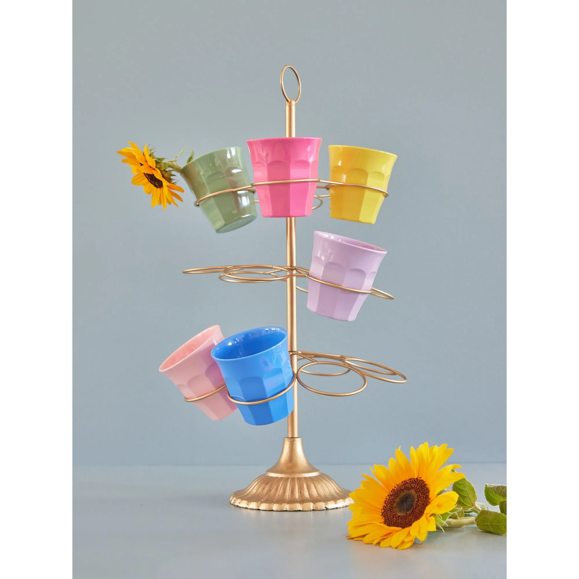 Rice DK Melamine Cups in Assorted Colors - Medium - 6 pcs - Giftbox