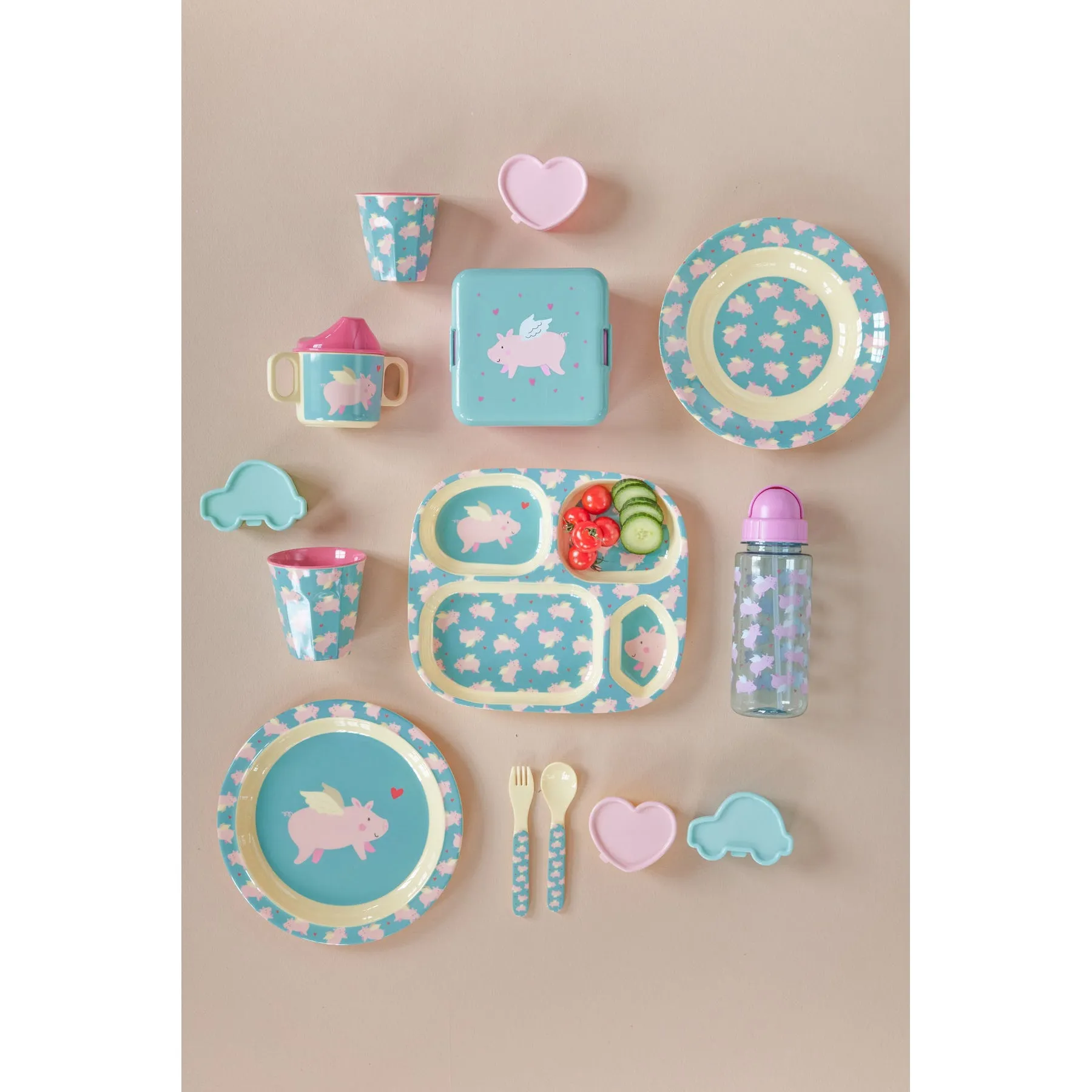 Rice DK Melamine Kids Bowl with Flying Pig Print - 250 ml