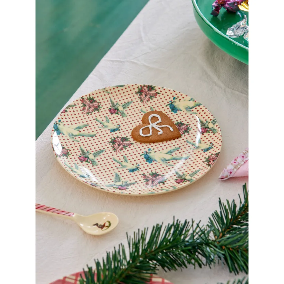 Rice DK Melamine Side Plate with Dove Print