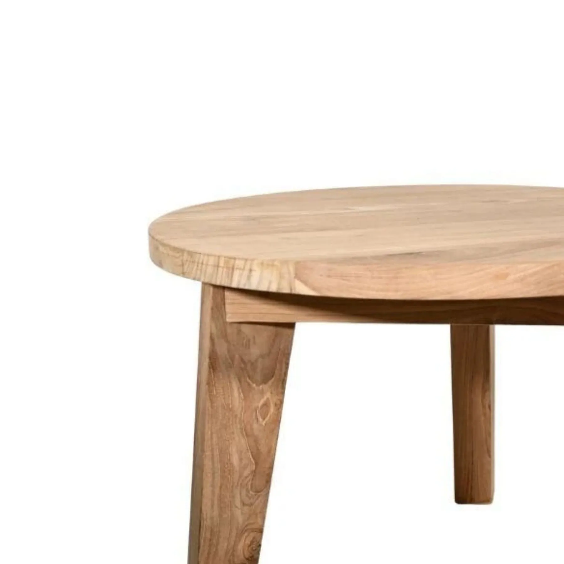 Round Teak Coffee Table | 50cm Zoco Home