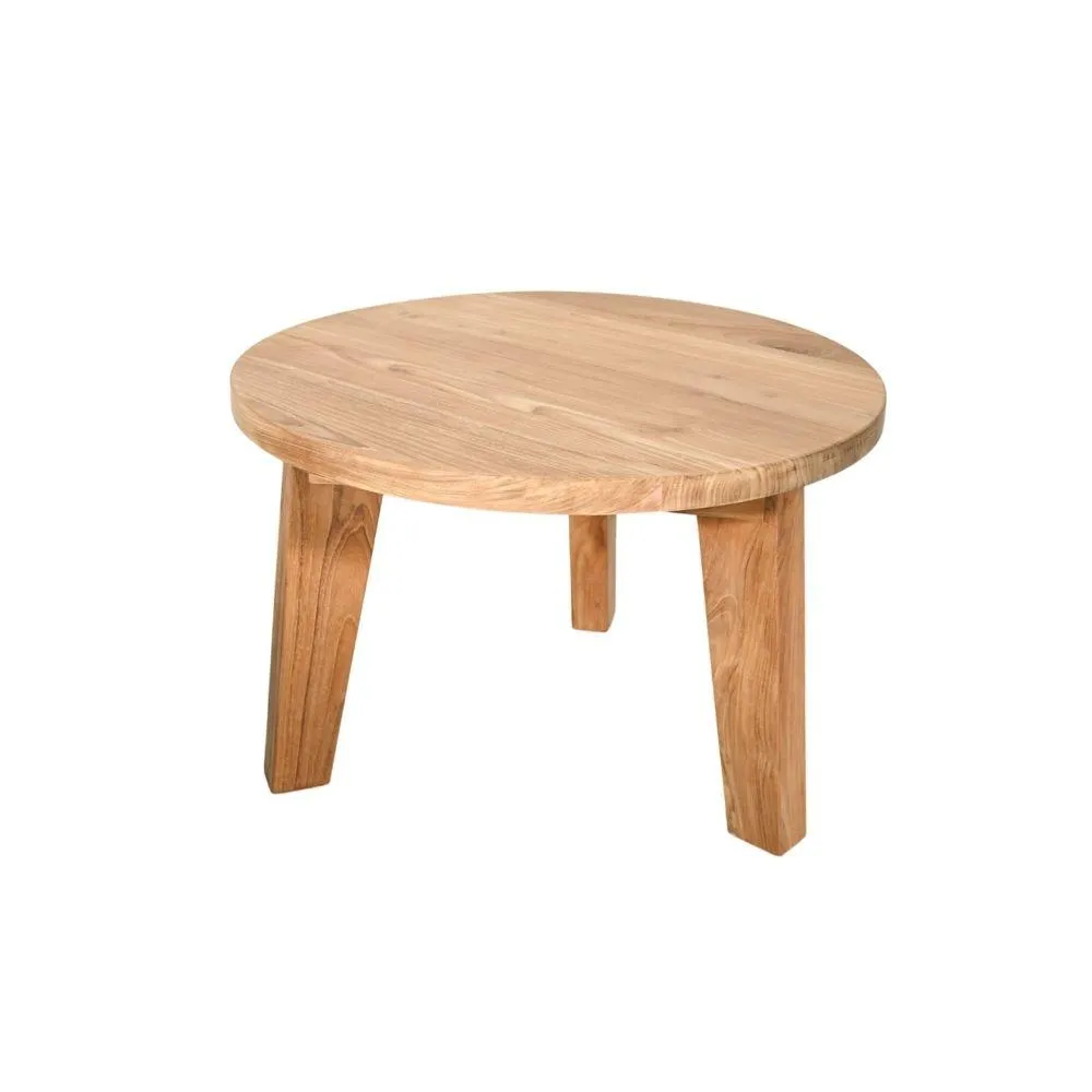 Round Teak Coffee Table | 65cm Zoco Home