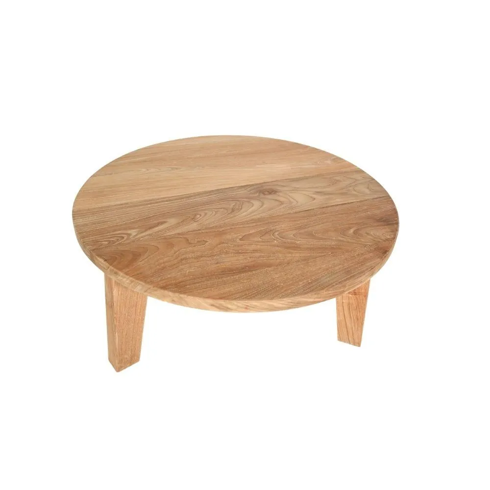 Round Teak Coffee Table | 80cm Zoco Home