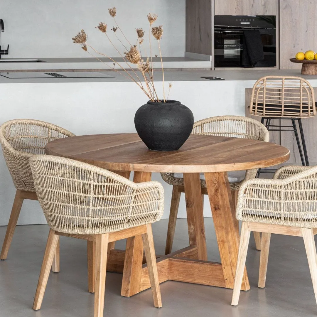 Sama Round Dining Table | 140cm Zoco Home