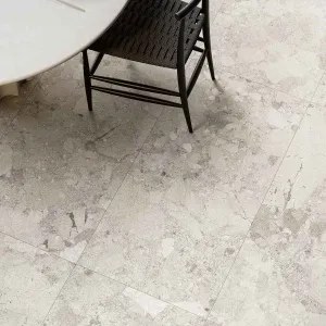 Sassari Bianco Stone Effect Porcelain Tile 60x120cm Matt