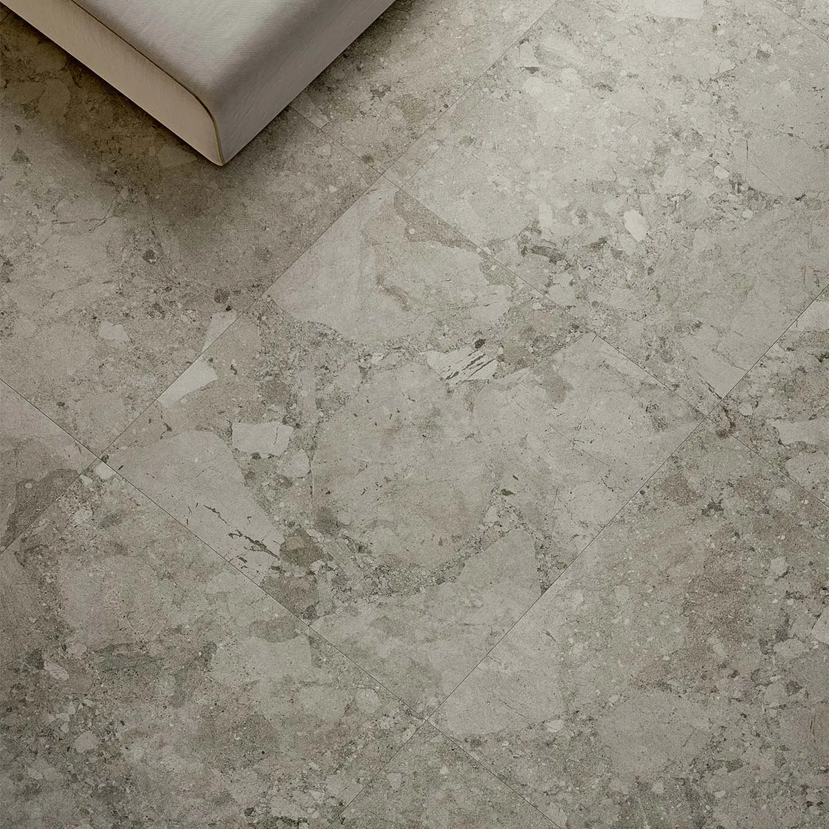 Sassari Grigio Stone Effect Porcelain Tile 60x120cm Matt