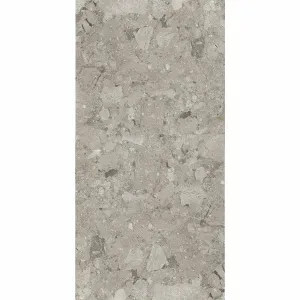 Sassari Grigio Stone Effect Porcelain Tile 60x120cm Matt