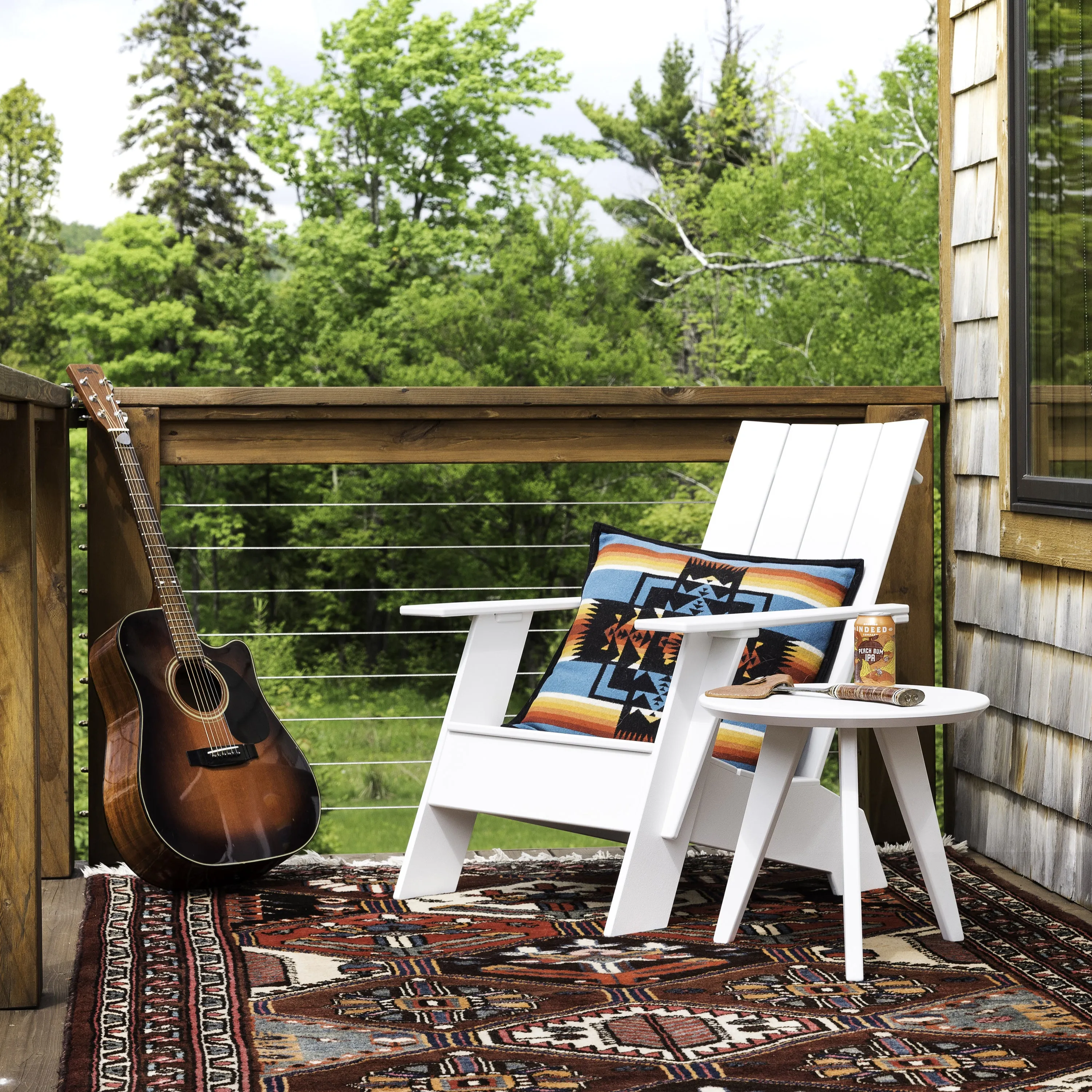 Satellite Round End Table