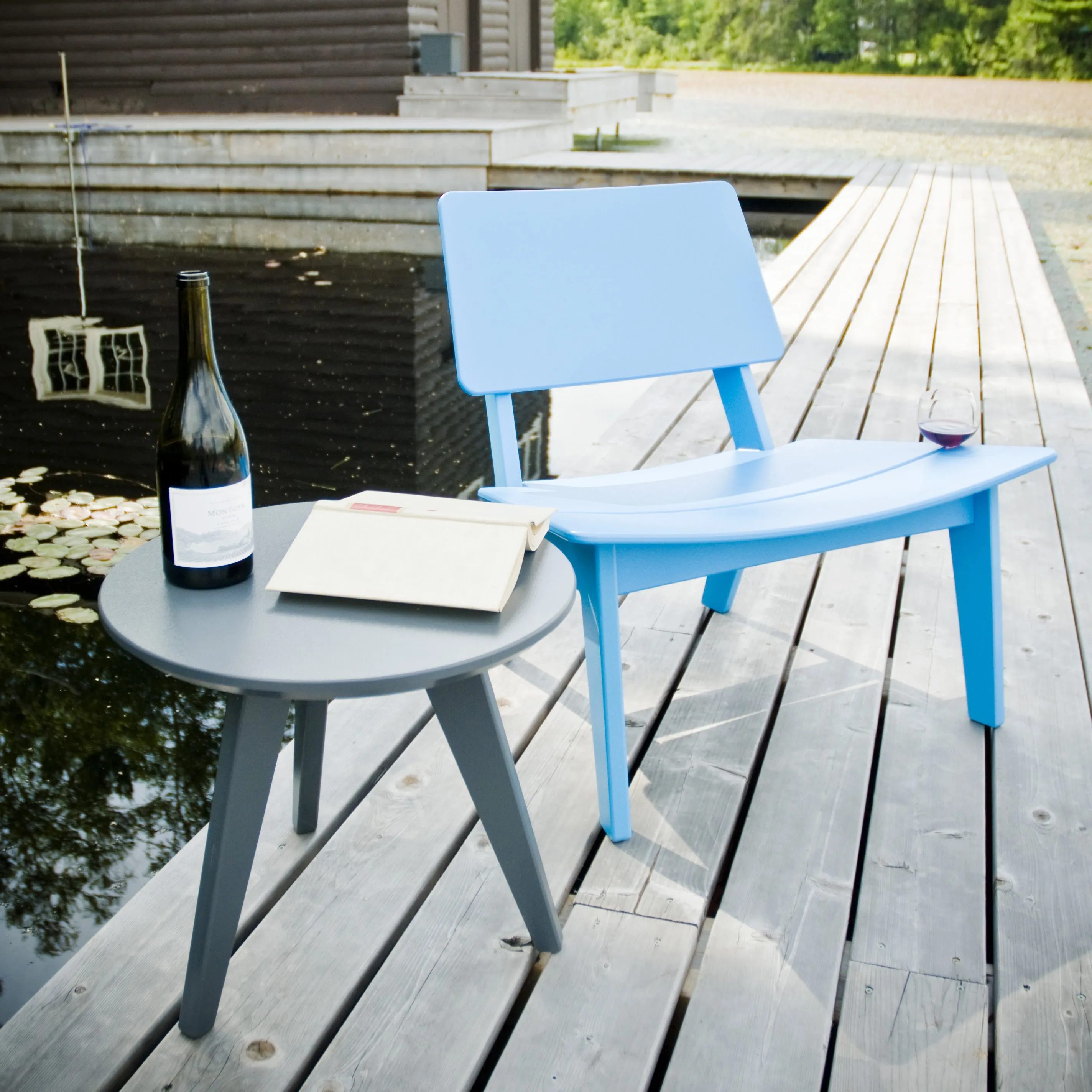 Satellite Round End Table