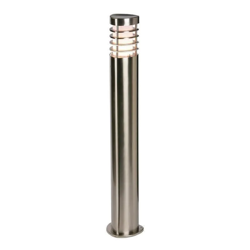 Saxby Bliss Brushed Steel Outdoor Bollard Light