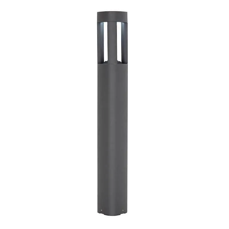 Saxby Tribeca Grey LED Outdoor Bollard Light