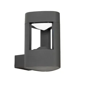 Saxby Tribeca Grey LED Outdoor Wall Light