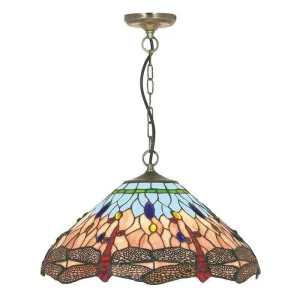 Searchlight Dragonfly Tiffany Ceiling Light Searchlight