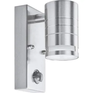Searchlight Stainless Steel LED Outdoor PIR Wall Light