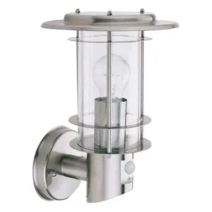 Searchlight Stainless Steel Outdoor PIR Wall Light