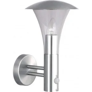 Searchlight Strand Stainless Steel Outdoor PIR Wall Light
