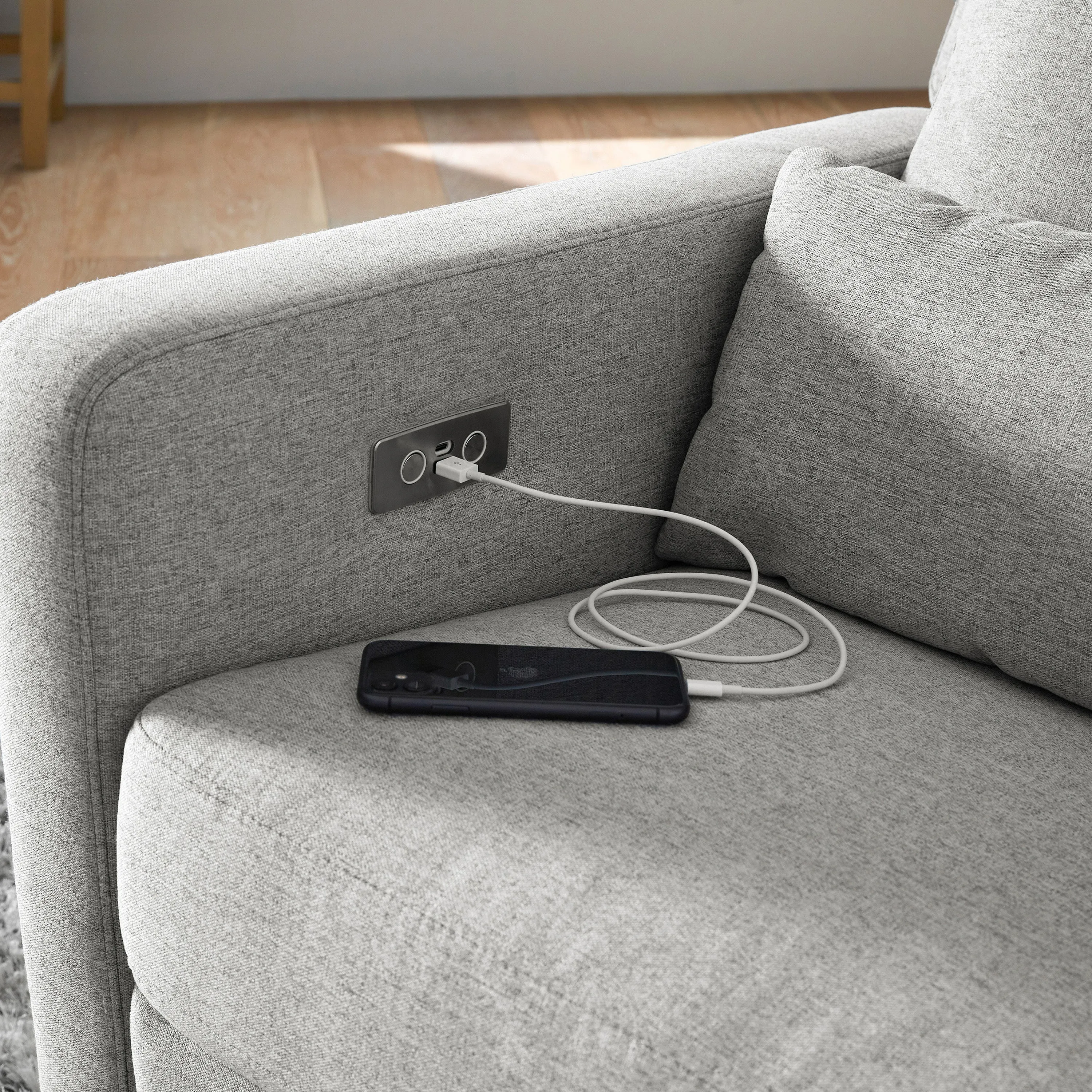 Sigi Electronic Recliner and Glider with USB Port