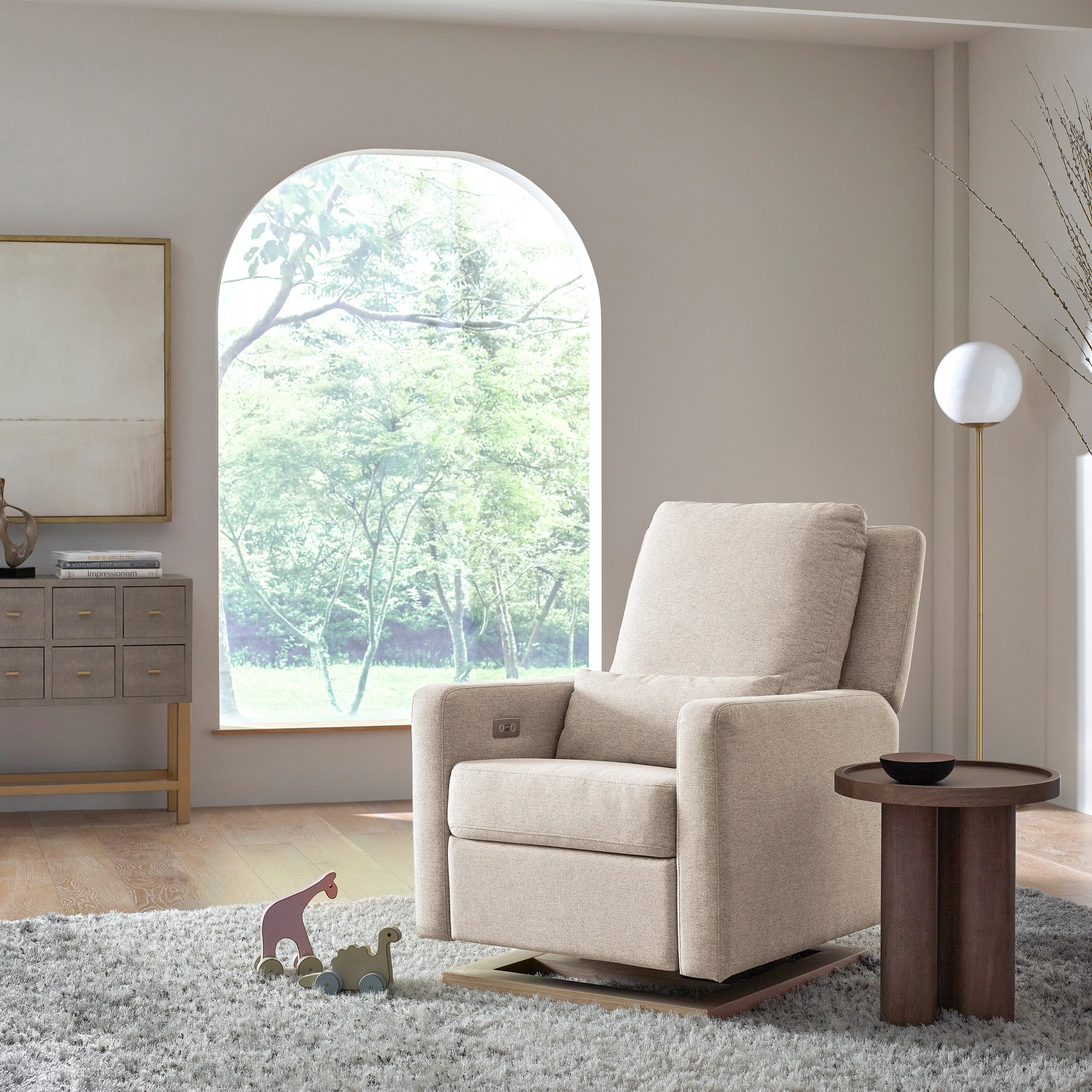 Sigi Electronic Recliner and Glider with USB Port