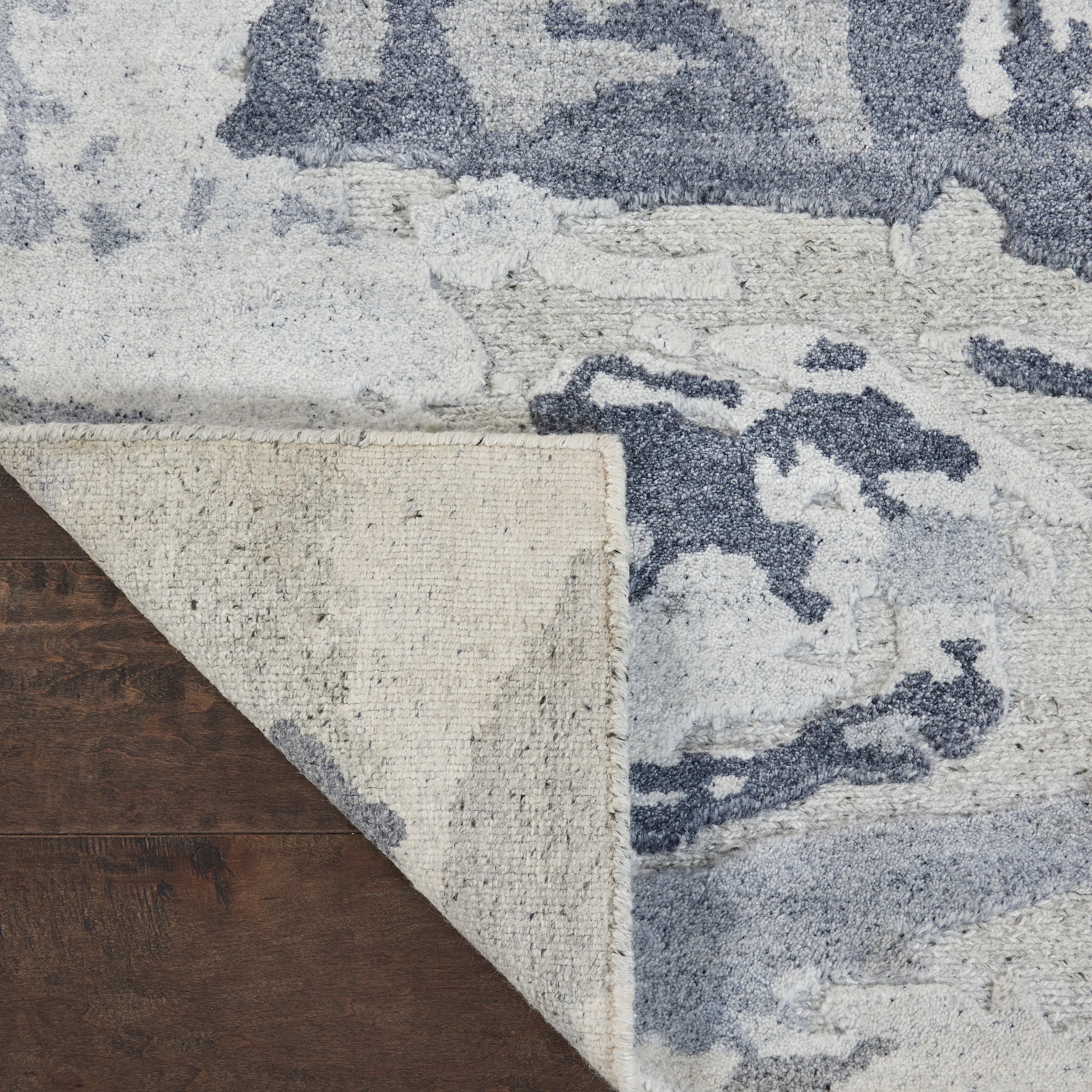 Slate Essentials Modern Wool Luxcelle Blend Rug
