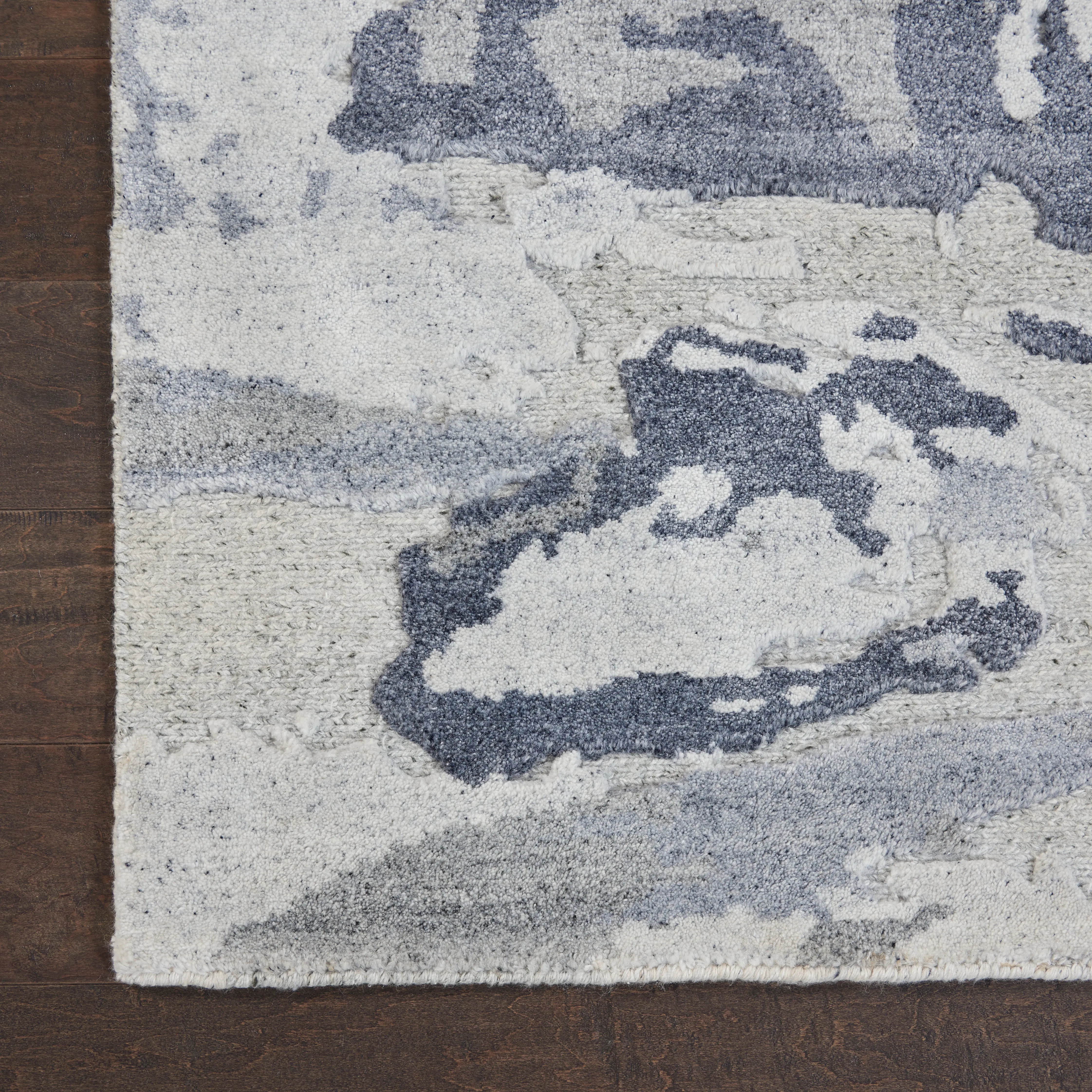 Slate Essentials Modern Wool Luxcelle Blend Rug