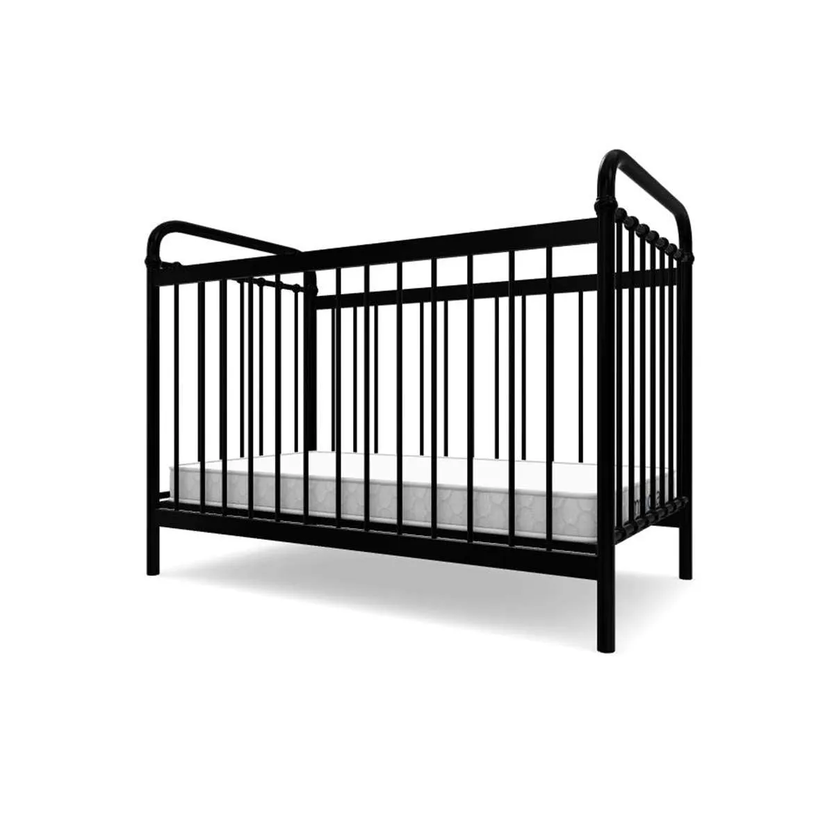 Sonata Cot - Black Mocka